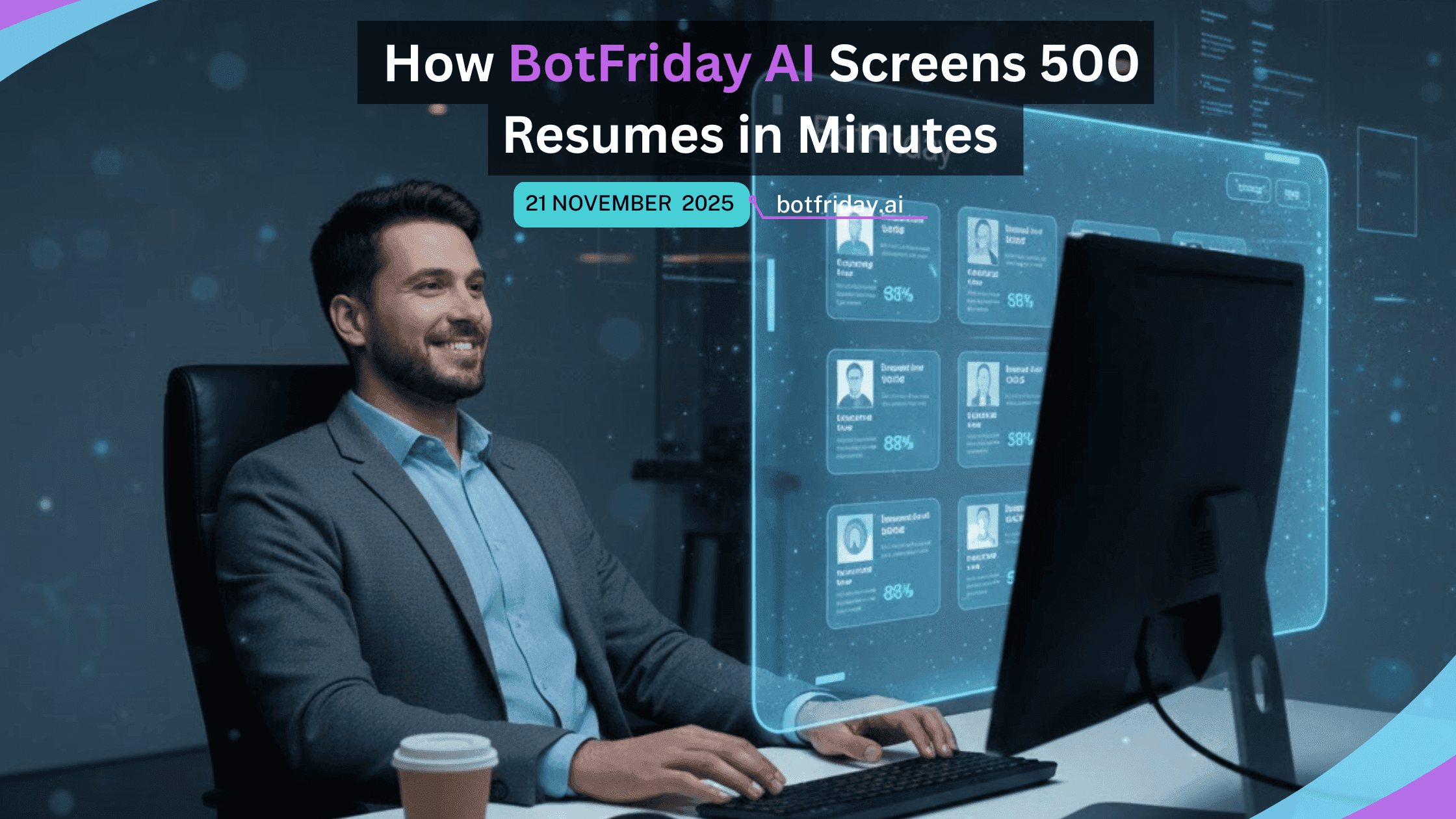 How BotFriday AI Screens 500 Resumes in Minutes